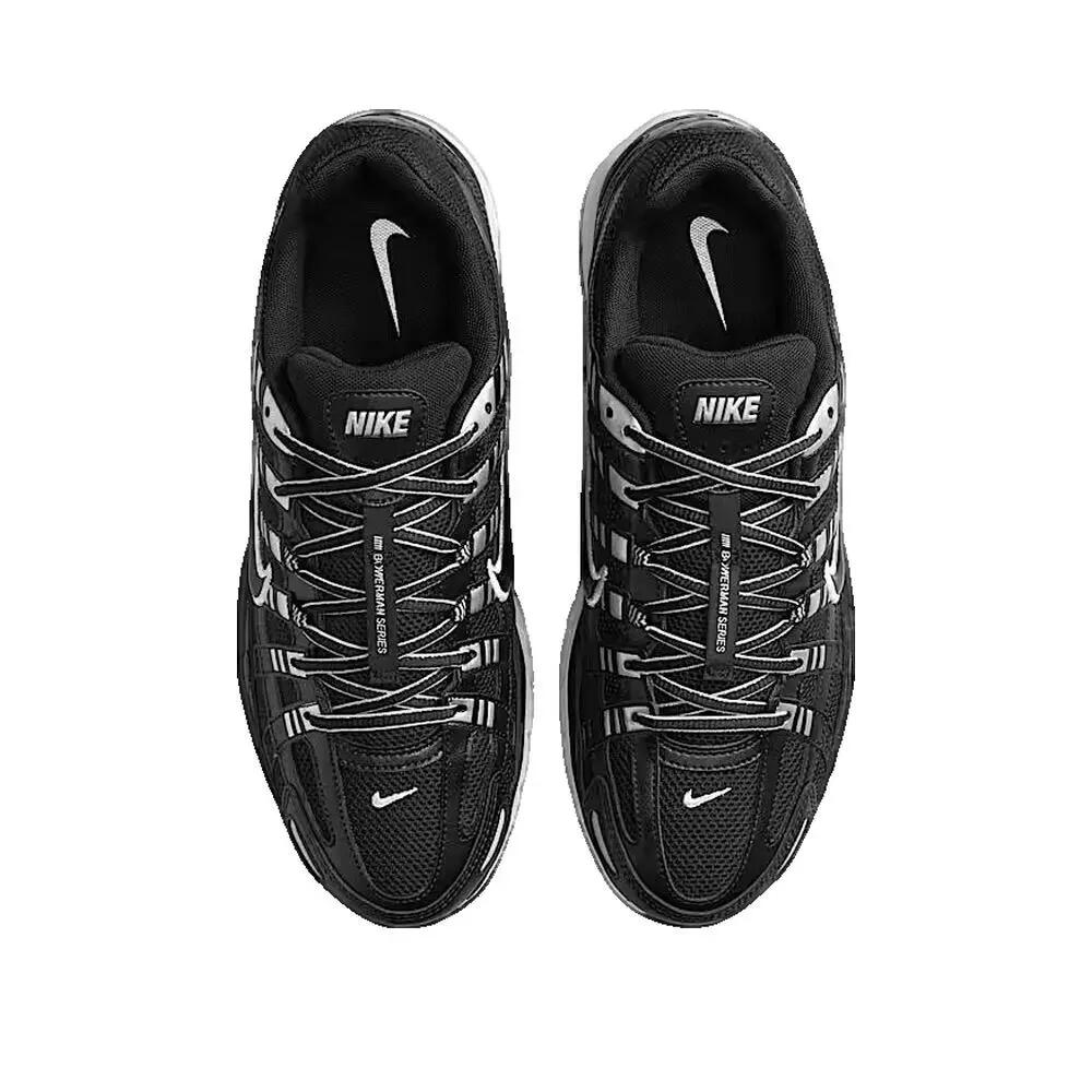 Chaussures Nike P-6000 Noir Blanc Argent Métallique 2/6