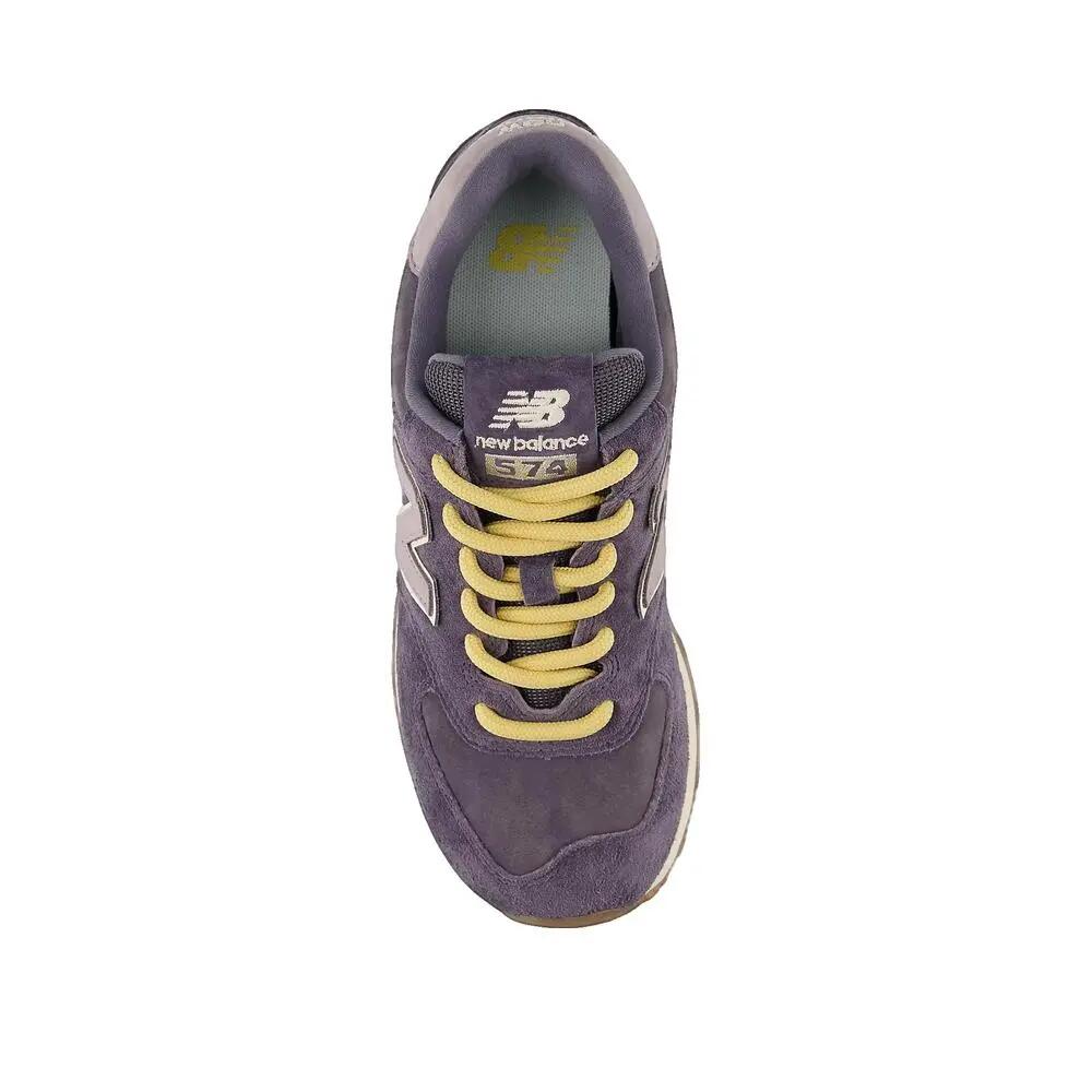 New Balance 574 Graue/Blau Schuhe 2/3
