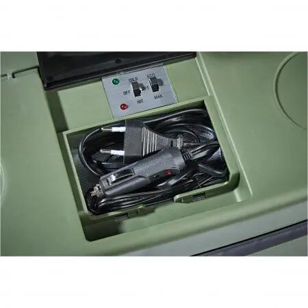 Kühl-/Heizbox 40 l, 230 V/12 V, Oliv/Schwarz 4/5