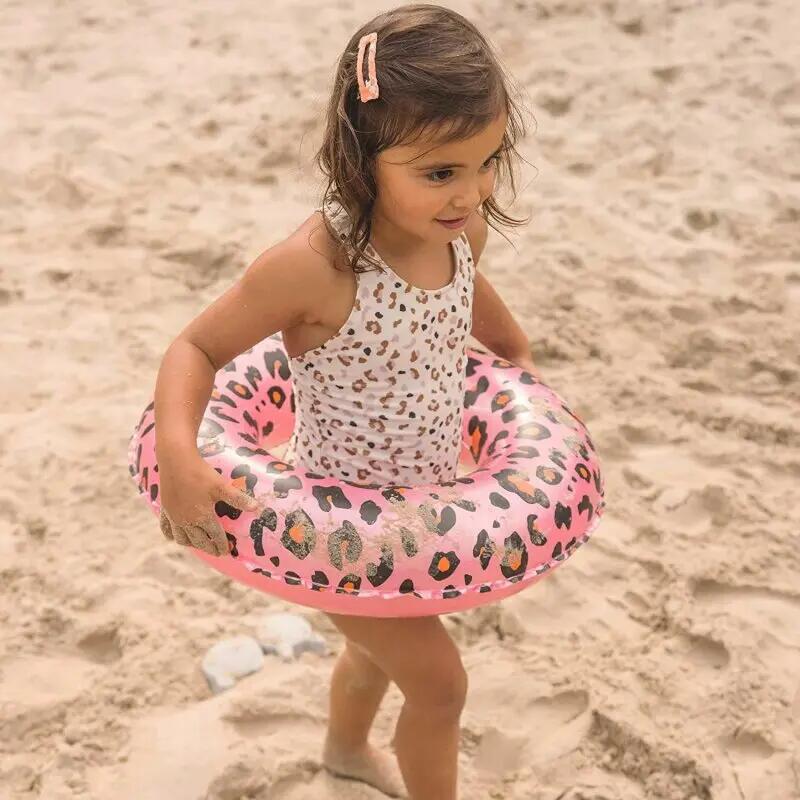 Schwimmring 55cm  Rose Gold Leopard 3/6
