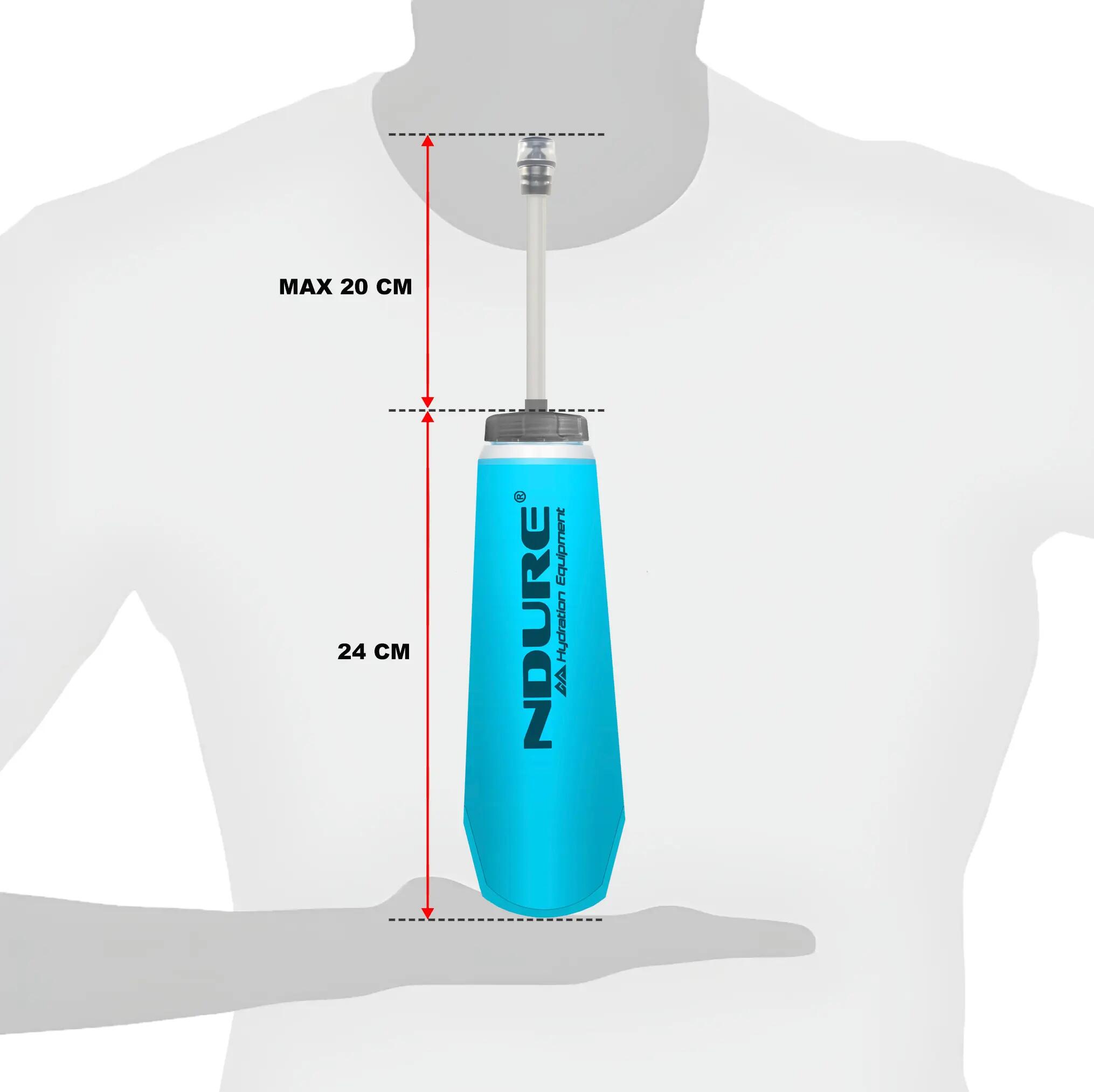Soft Flask 500 PRO + STRAW (2-Pack) - Lauf Trinkflasche + Strohhalm 5/5