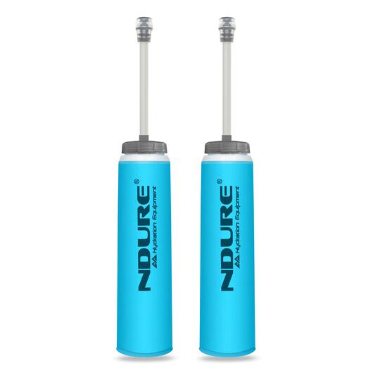 Soft Flask 500 ULTRA + STRAW (2-Pack) - Gourde Flasque Souple + Pipette