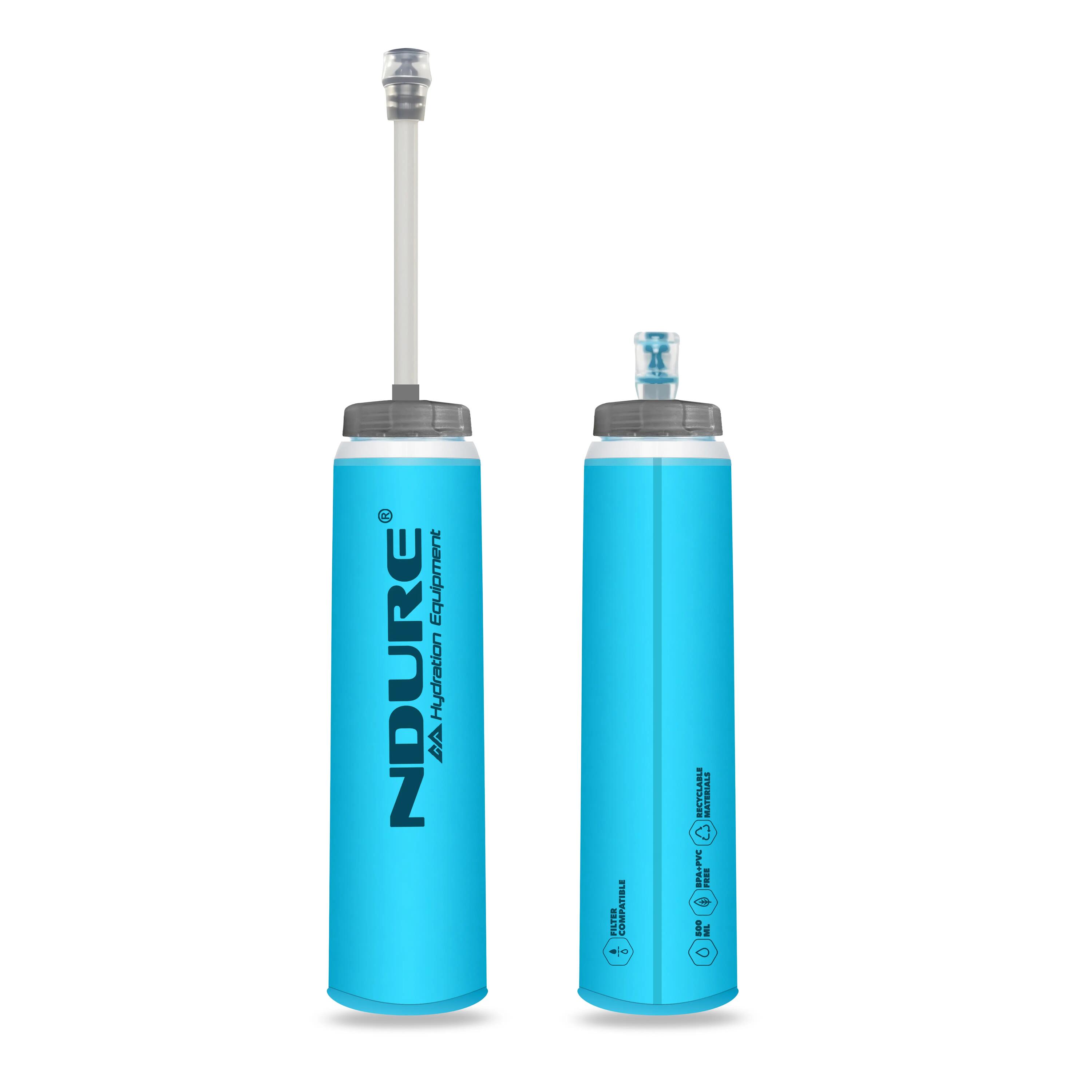 Soft Flask 500 ULTRA + STRAW (2-Pack) - Botella Flexible Plegable + Pipeta 2/5