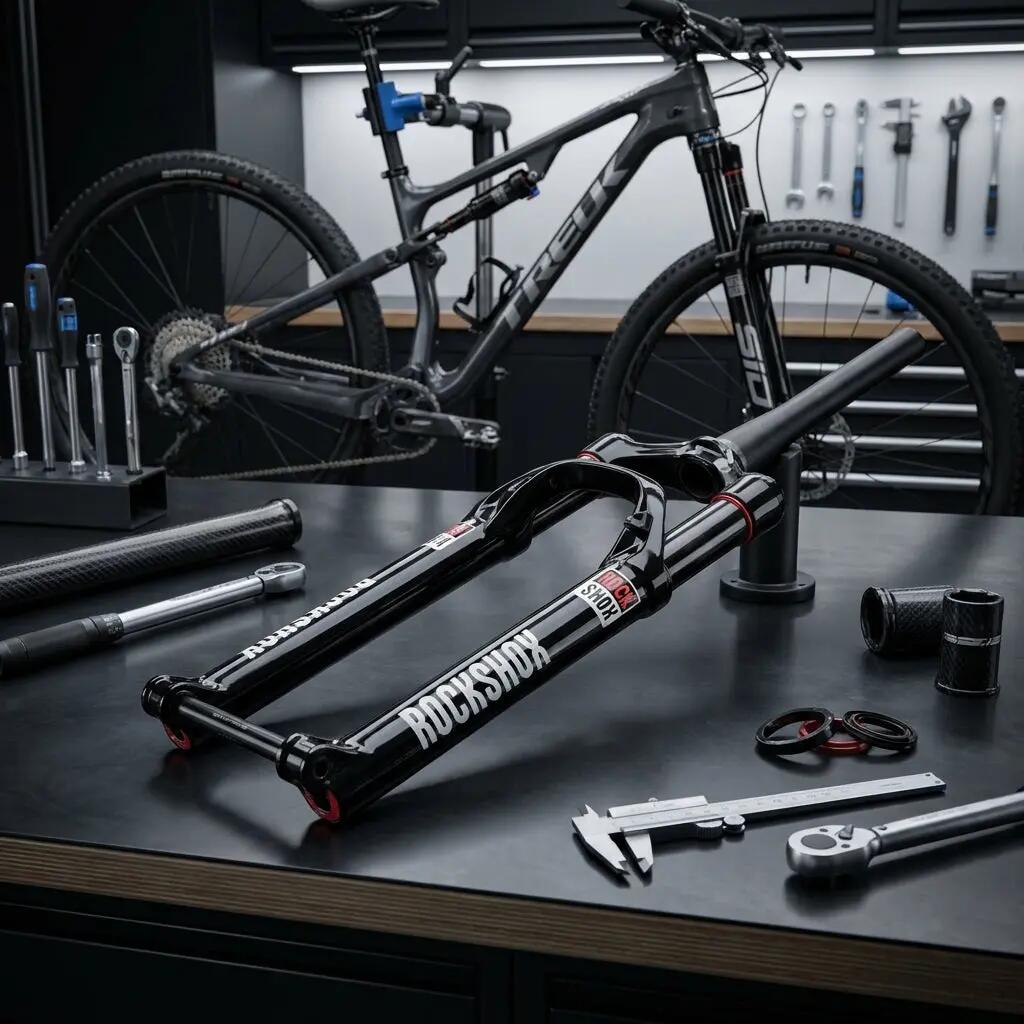 RockShox Gabe - tige de fourche + couronne CSU SID RS.110-120 DebAir 29 Boost,51 2/3