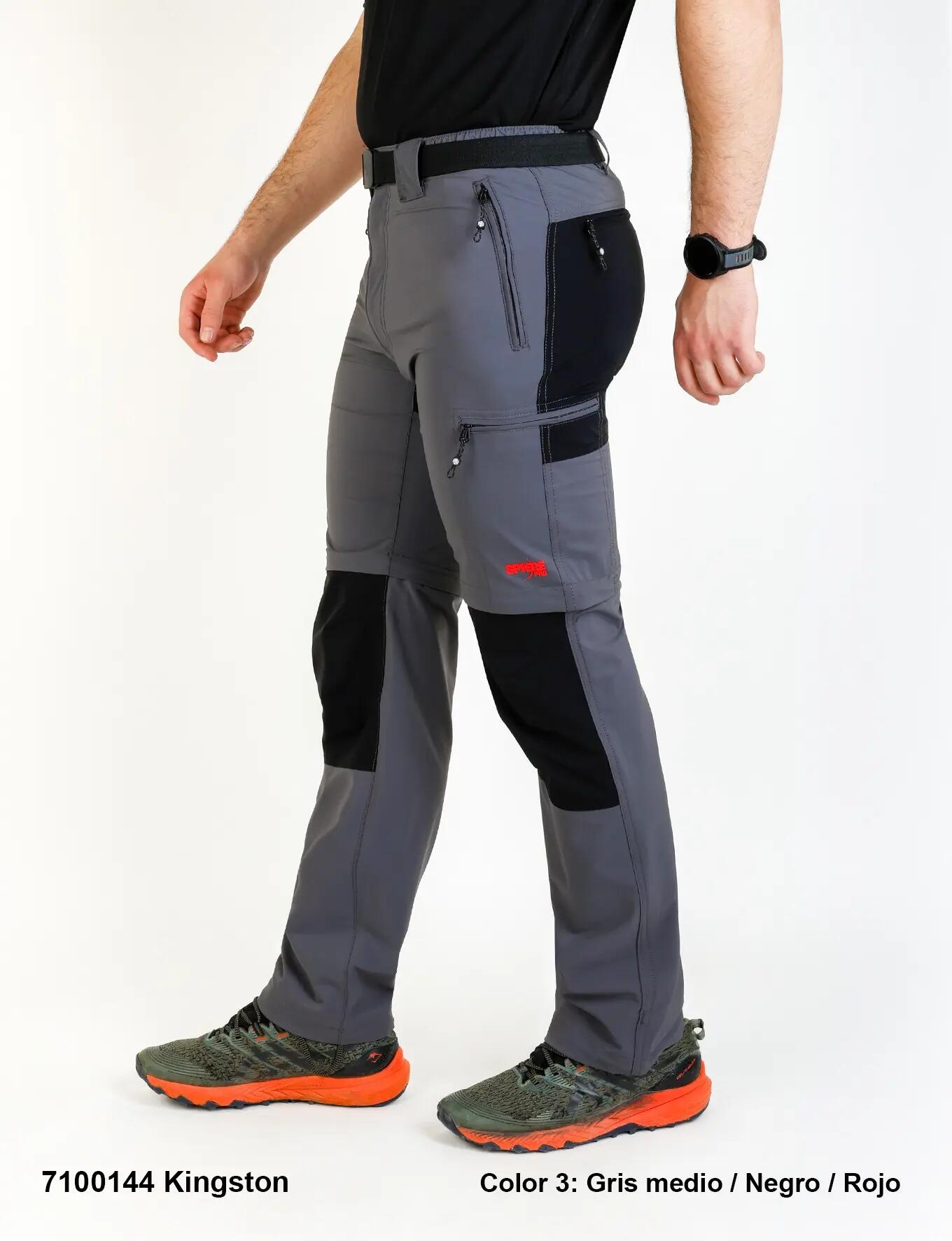 Hose Bergwandern Herren KINGSTON Pant. Desmont. (EST) - schwarz 3/3