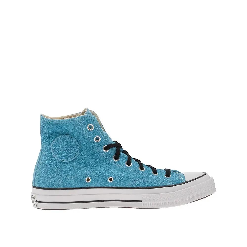 Chaussures Converse Chuck 70 Hi Suède Bleu 2/3