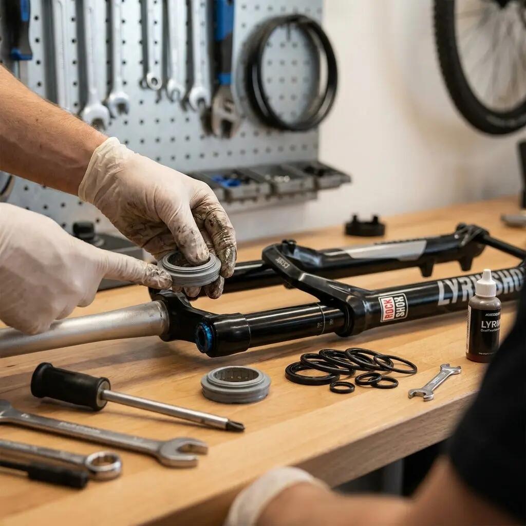 Gabelgelenksätze Rockshox Basic Dustringso-Ring Seals Lyrik Dupos2012-2015 2/3