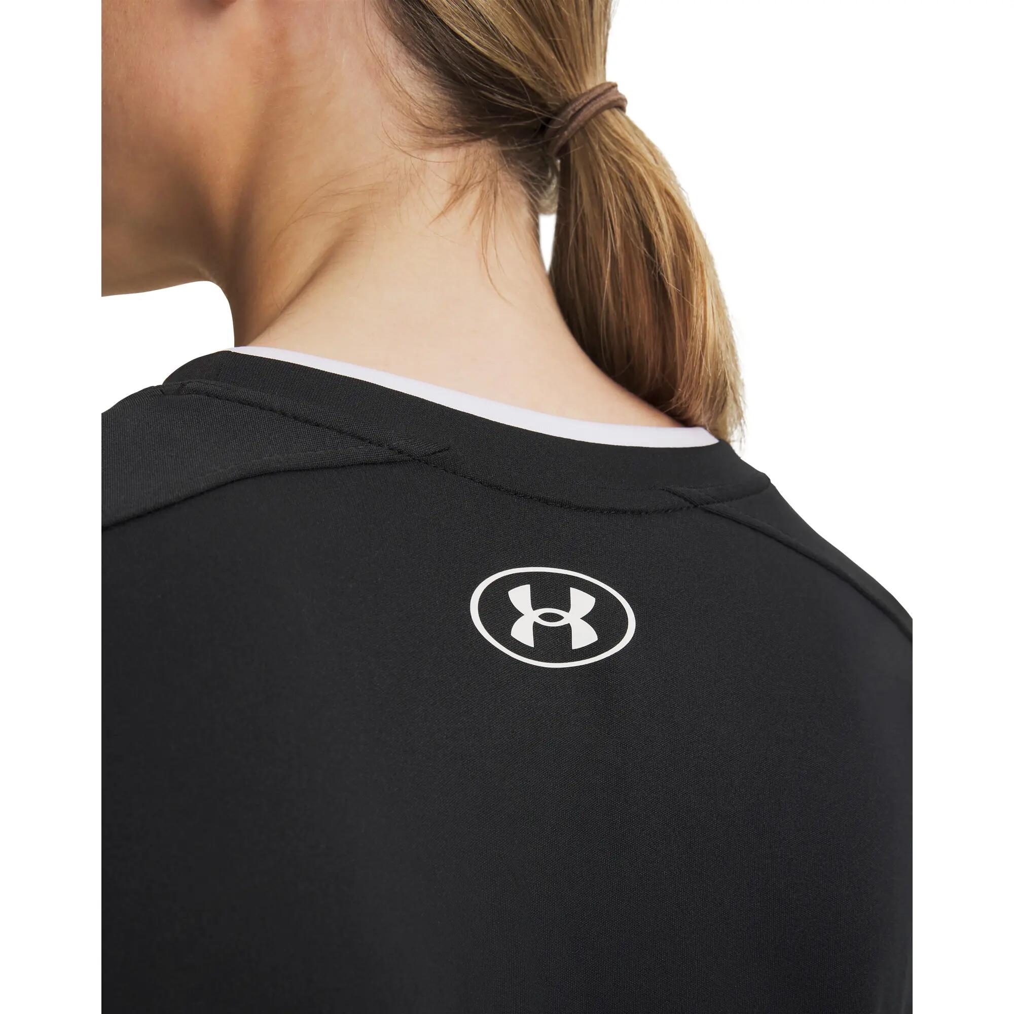 Camiseta Challenger Entrenamiento para Mujer Negro, Blanco 6/6