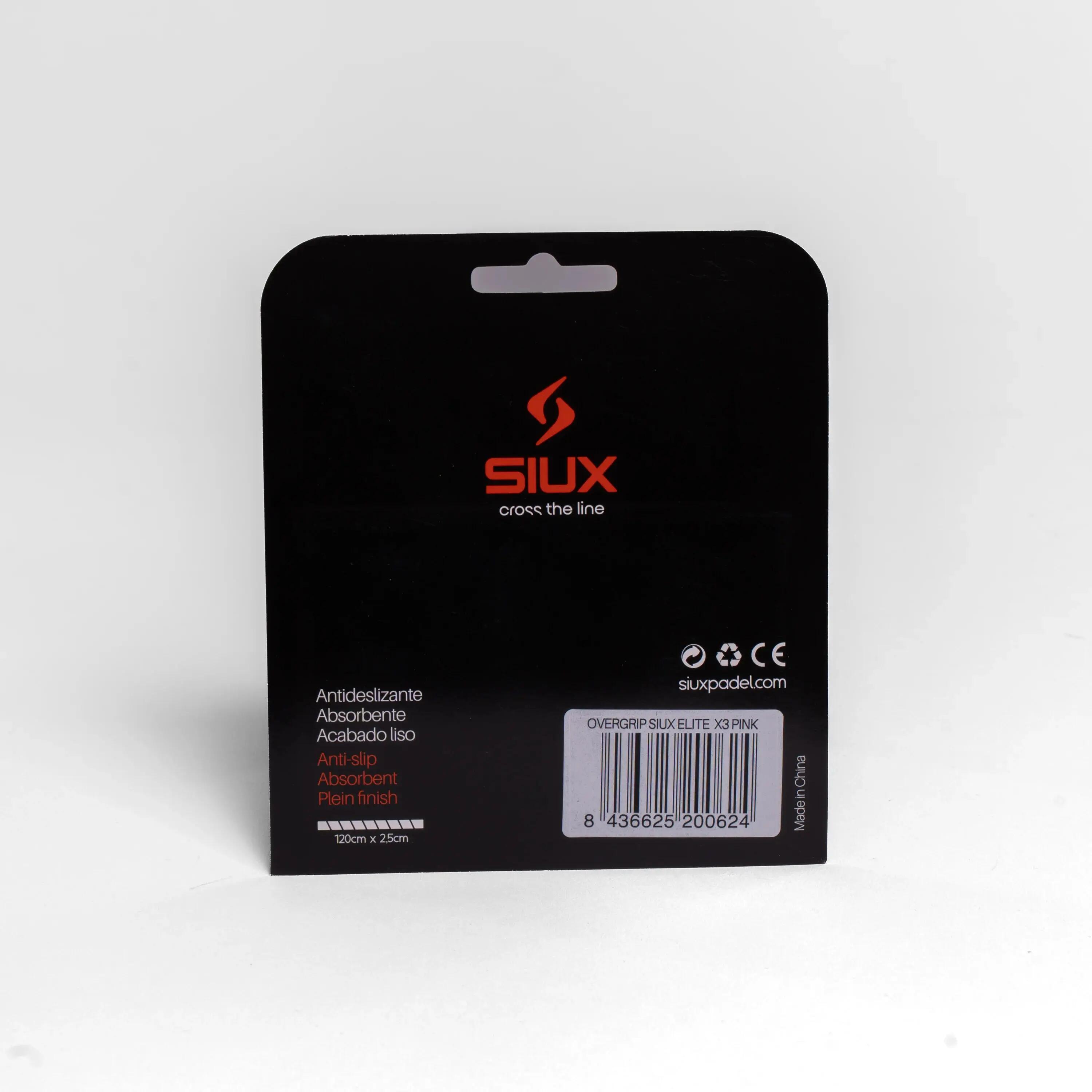SIUX Elite X3 Pink | Padel overgrips with comfortable and non-slip grip 3/3