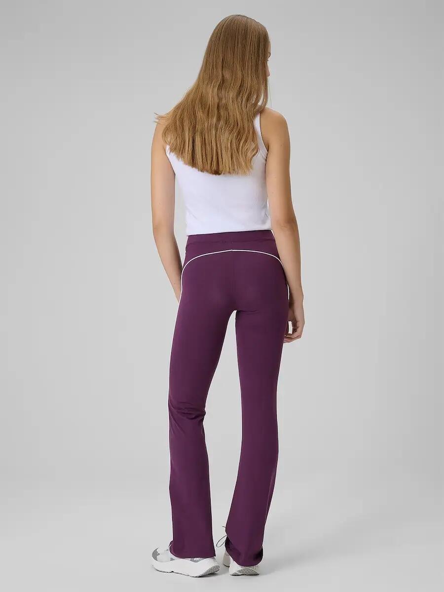 Leggings donna 4F CAS - vita alta, taglio aderente, gambe svasate 4/7