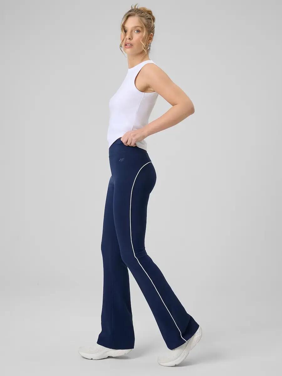 Leggings femme 4F CAS - coupe ajustée, taille haute, jambes évasées 3/7