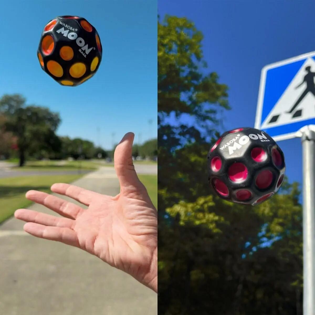 UV Moon Ball extrém pattanó labda UV-fényre reagáló dizájnnal 7/7