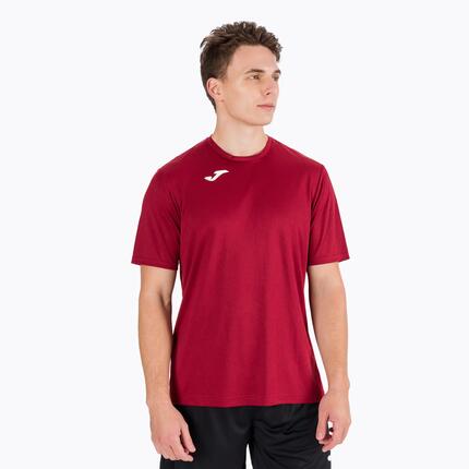 Maillot Manches Courtes Football Homme Joma Combi Rouge