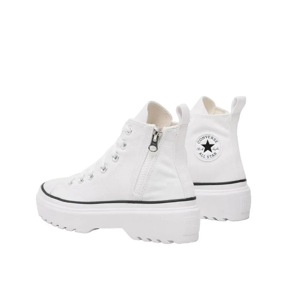 Chaussures Converse Chuck Taylor All Star Lugged Lift Blanches 3/3