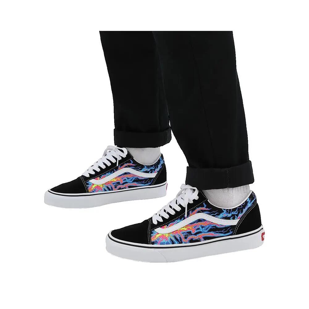 Vans Old Skool Flamme Électrique Noir/Blanc 2/3