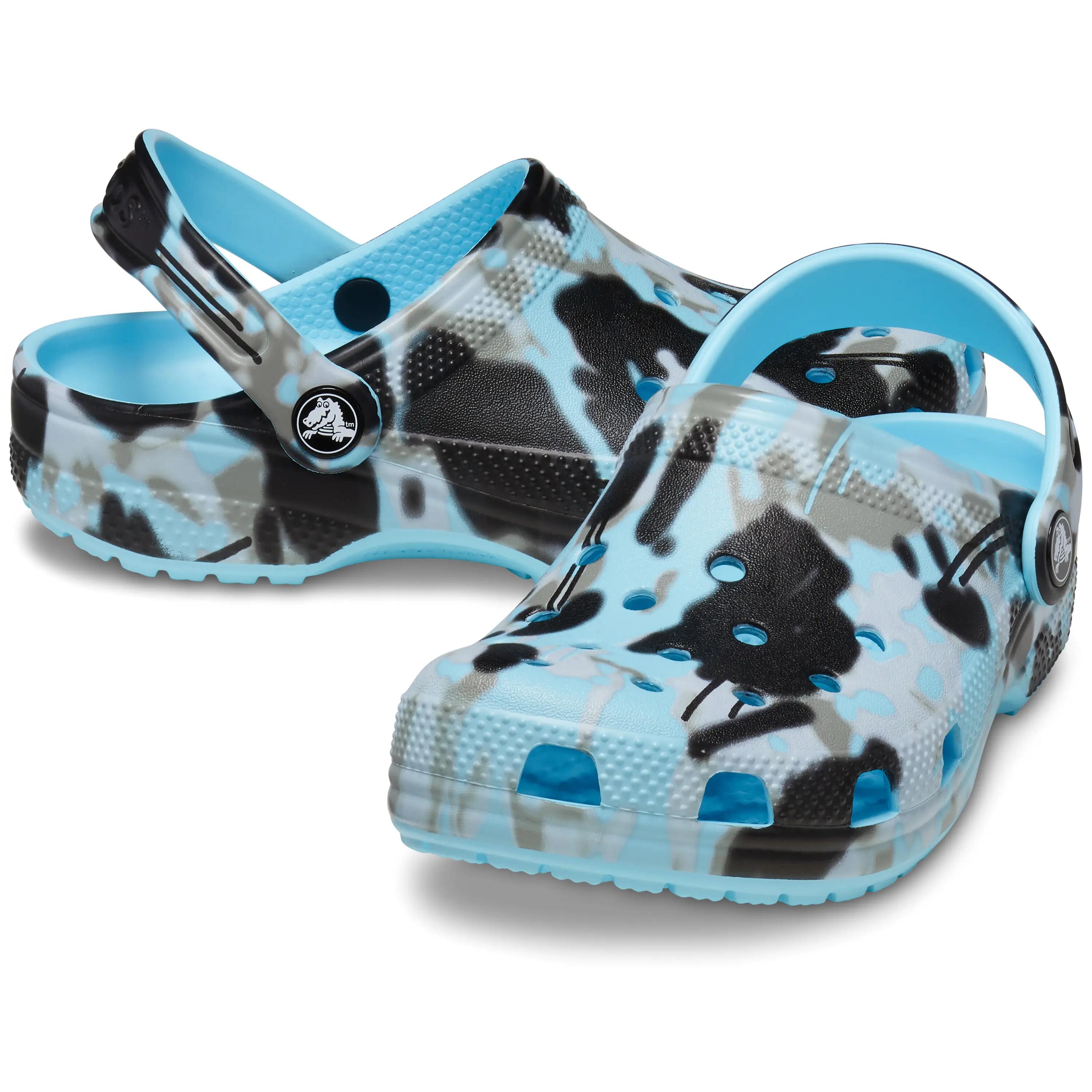Zoccoli per bambini Crocs Classic Spray Camo 2/5