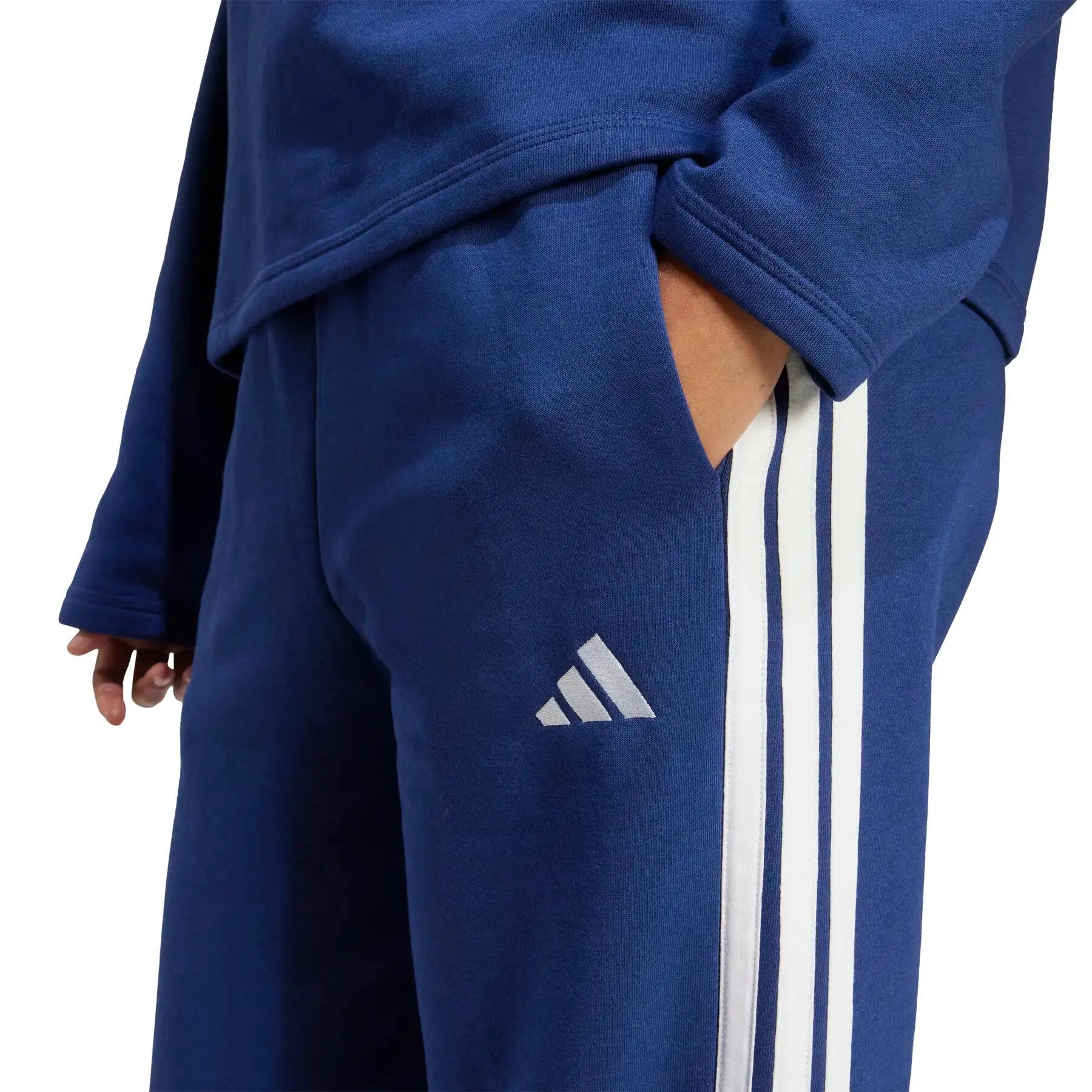 Pantaloni in pile da donna adidas Essentials 3 Stripes 5/10