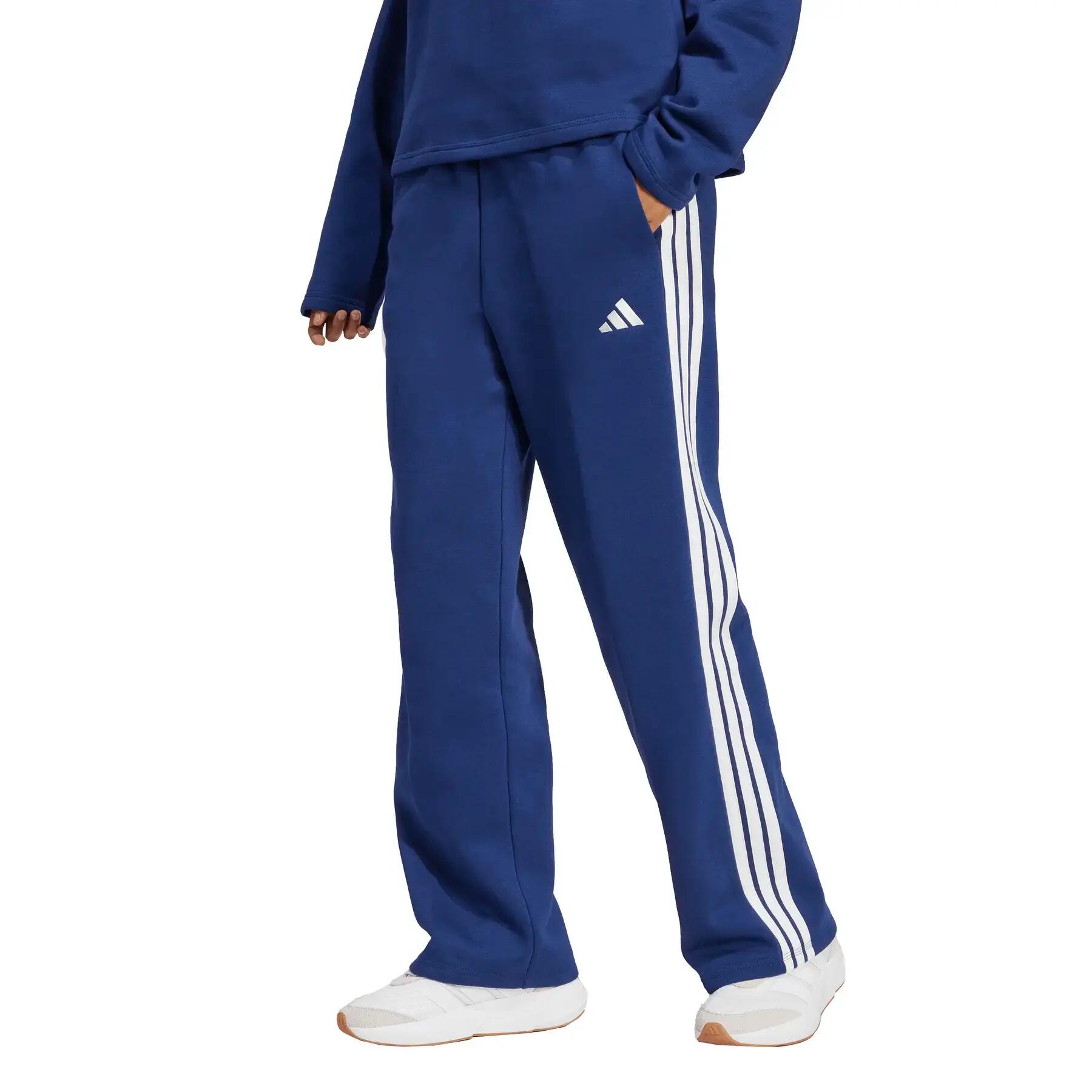Pantaloni in pile da donna adidas Essentials 3 Stripes 2/10