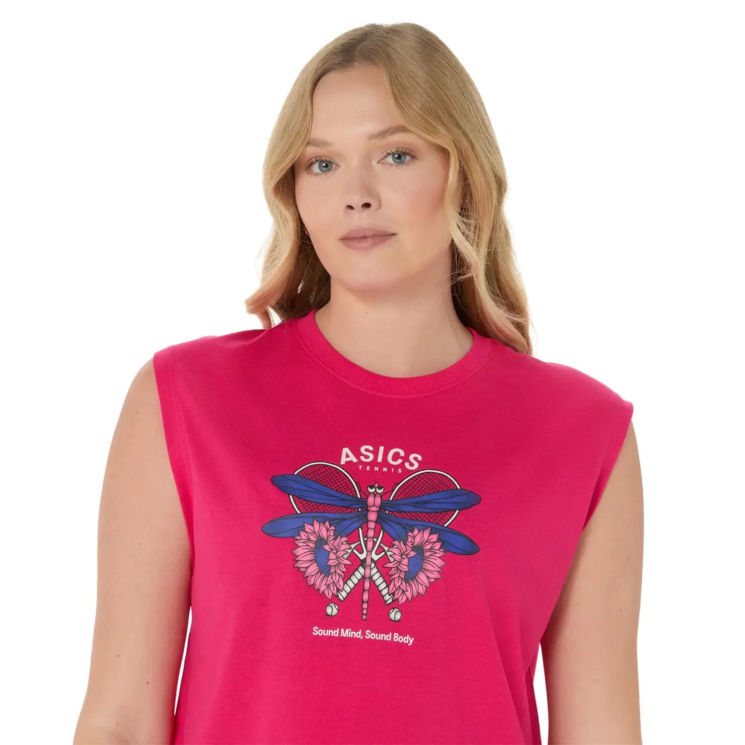 Asics Game Seasonal Graphic Womens Top 6/7