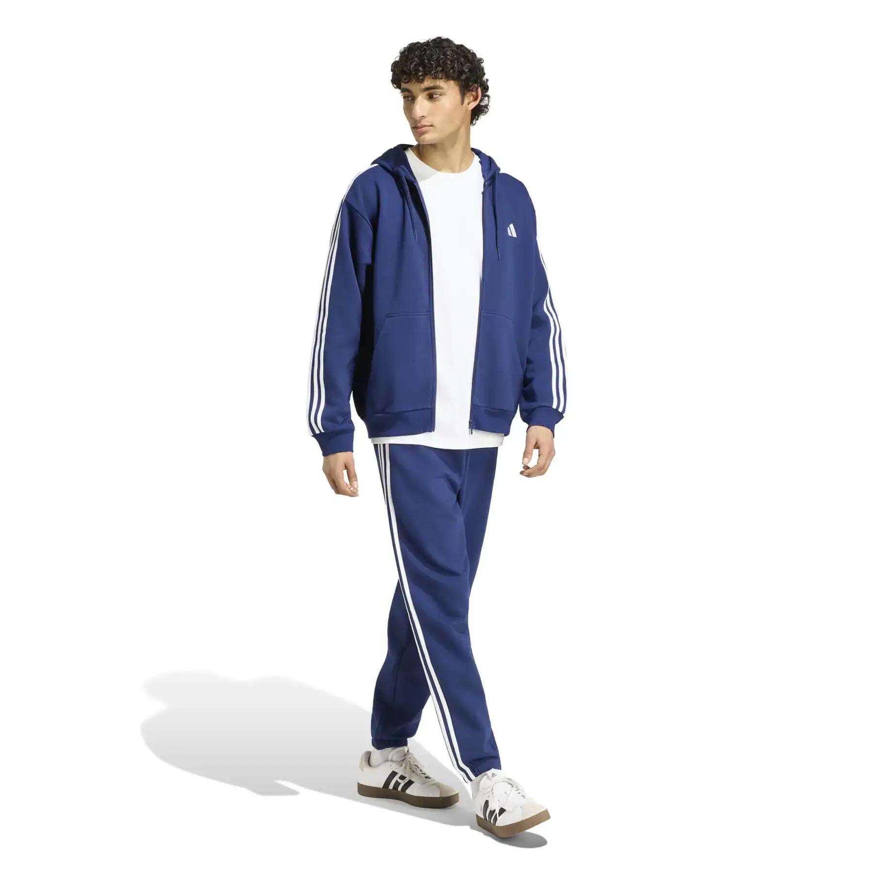 Pantalon de jogging tapered adidas Essentials 3-Stripes Fleece Cuffed 3/11