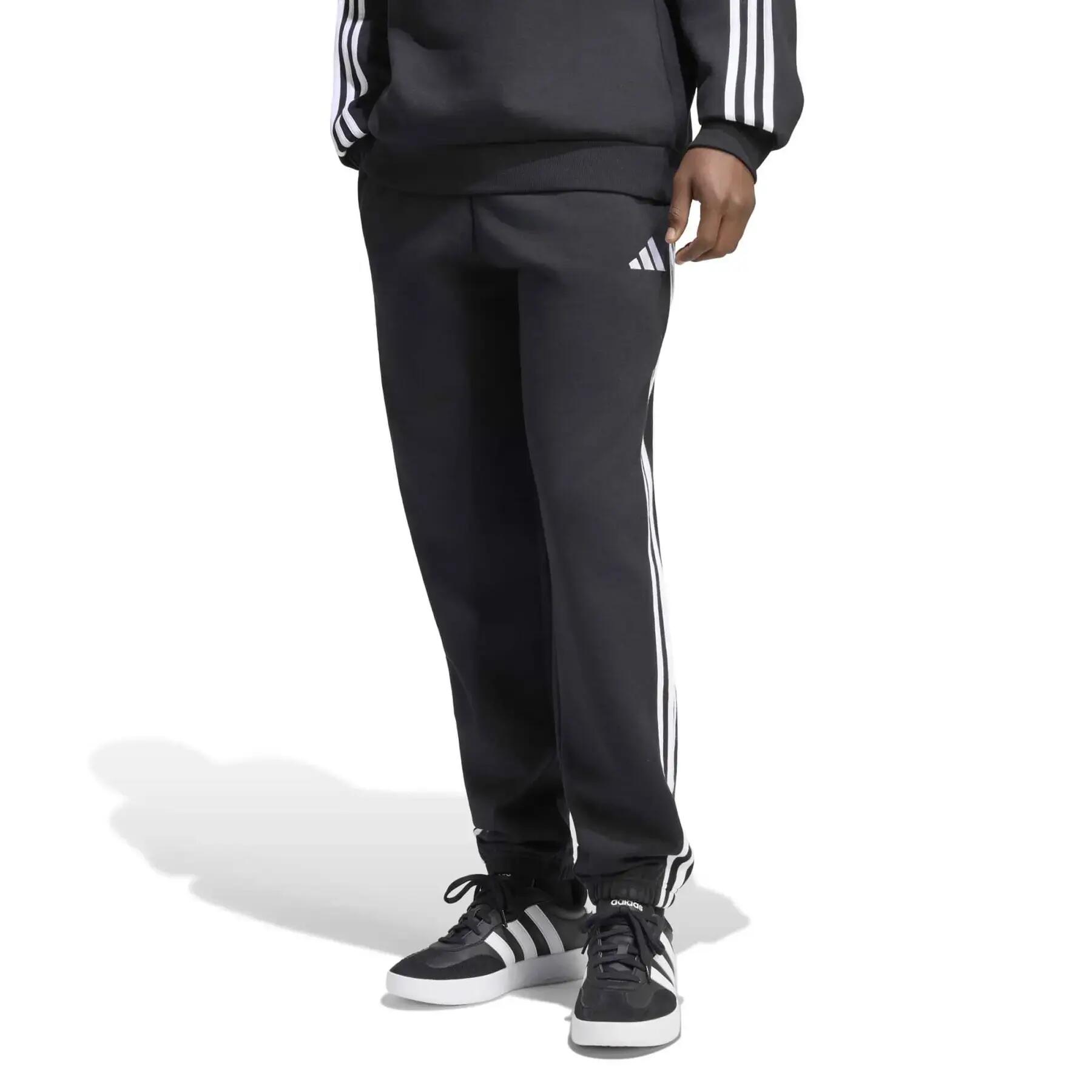 Spodnie dresowe tapered adidas Essentials 3-Stripes Fleece Cuffed 2/11