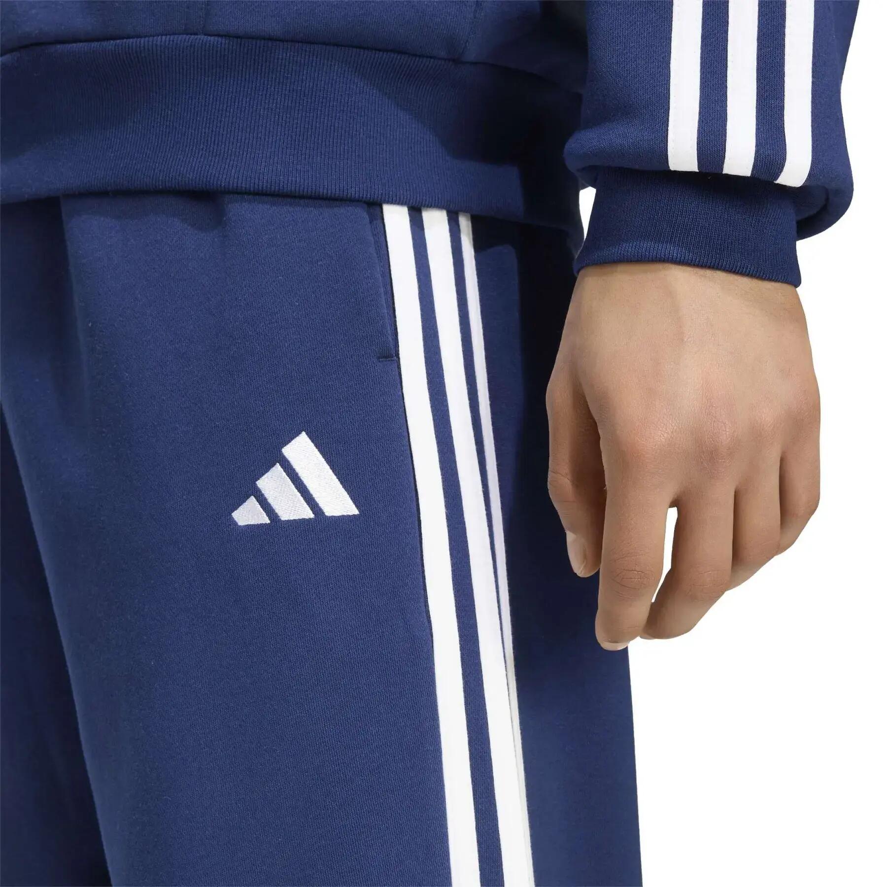 Pantalon de jogging tapered adidas Essentials 3-Stripes Fleece Cuffed 5/6