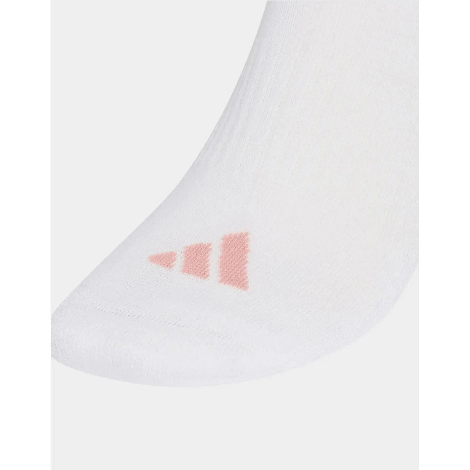 Chaussettes mi-mollet adidas 3-Stripes (x3) 2/5