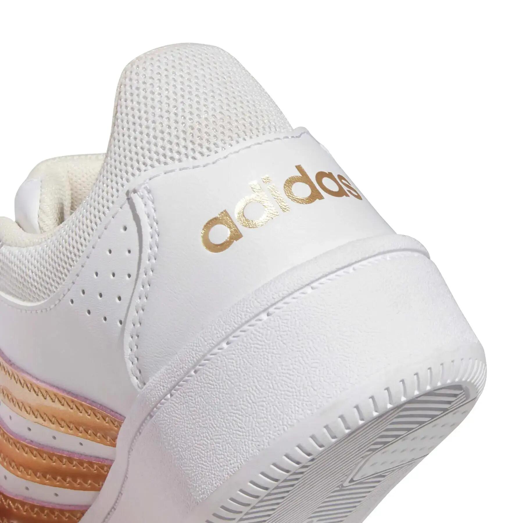 Baskets - Sport - Garçons - Adidas Hoops Classic J - Blanc, noir ou doré 7/7