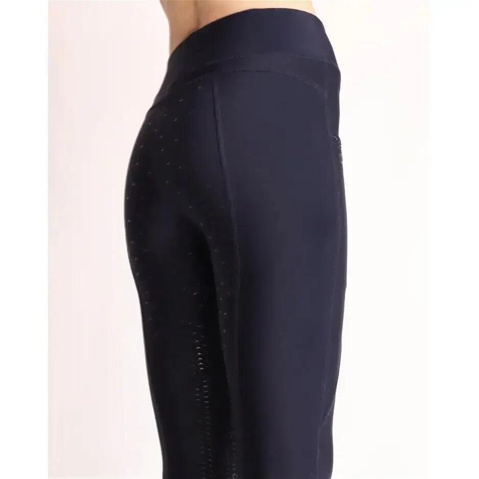 Damskie legginsy jeździeckie z pełną przyczepnością i kryształową kieszenią Mont 4/5