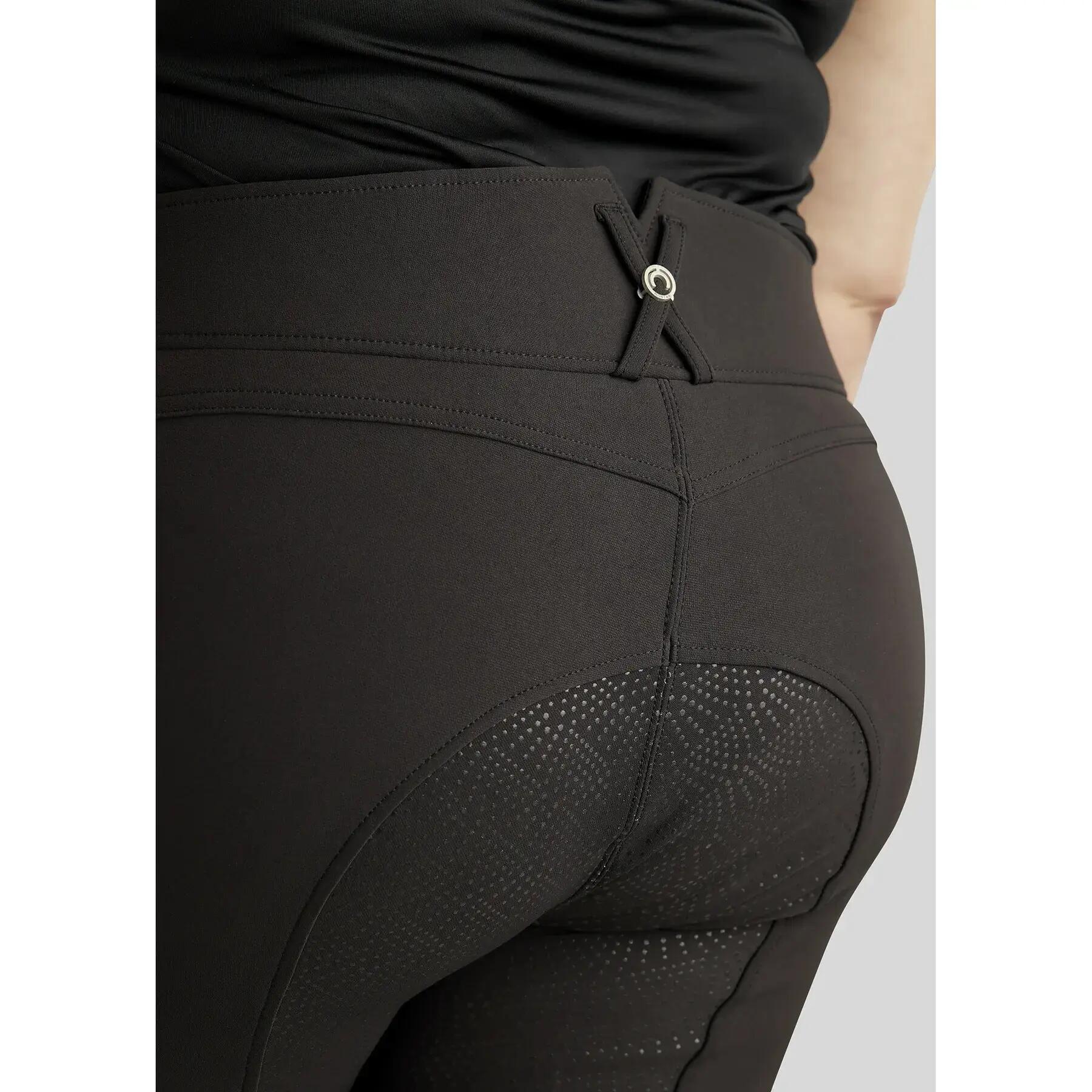 Pantaloni da equitazione full grip da donna Montar Ess megan 3/3