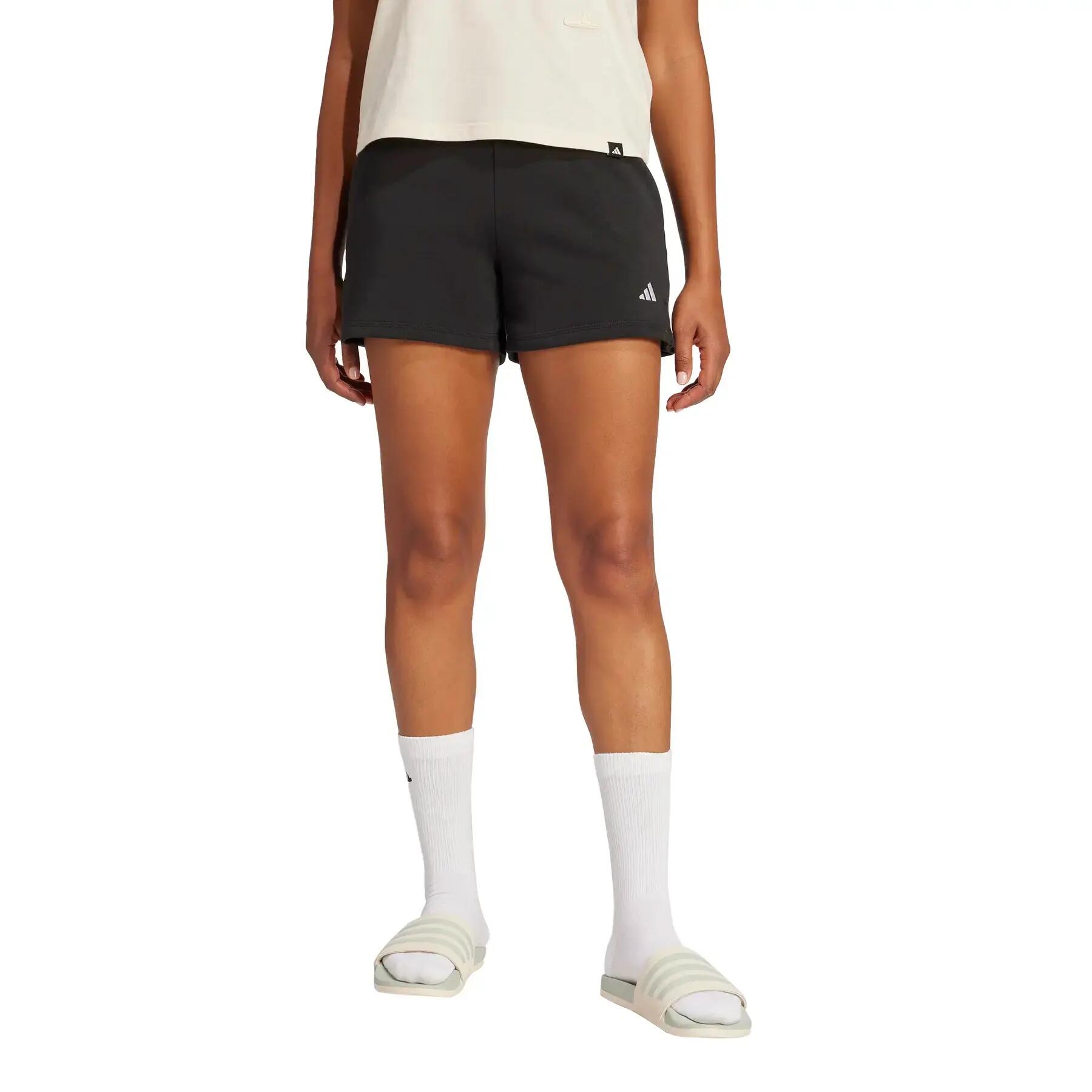 Calções para mulheres adidas Essentials Small Logo Feelcozy 2/7