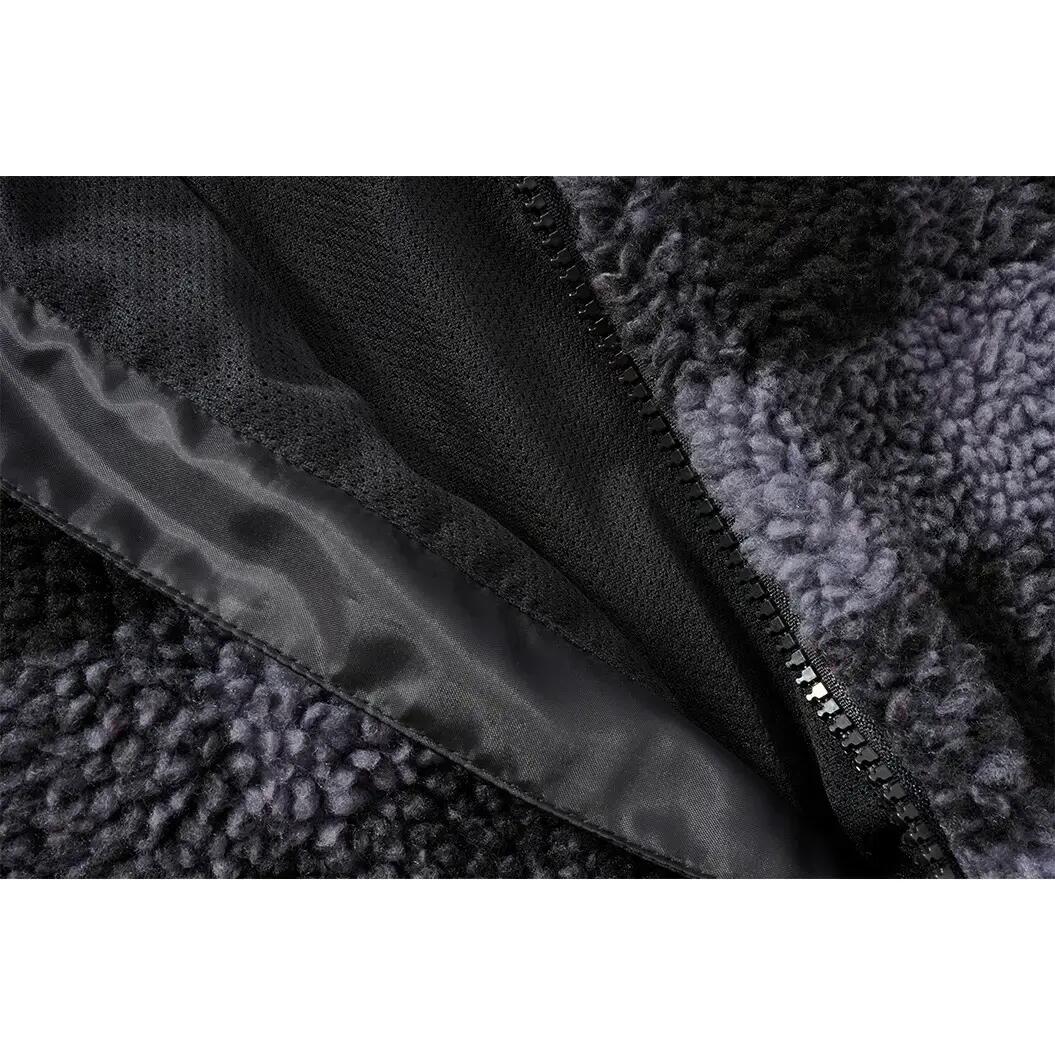 Brandit Teddyfleece Worker Jacket Black/Grey 5/5