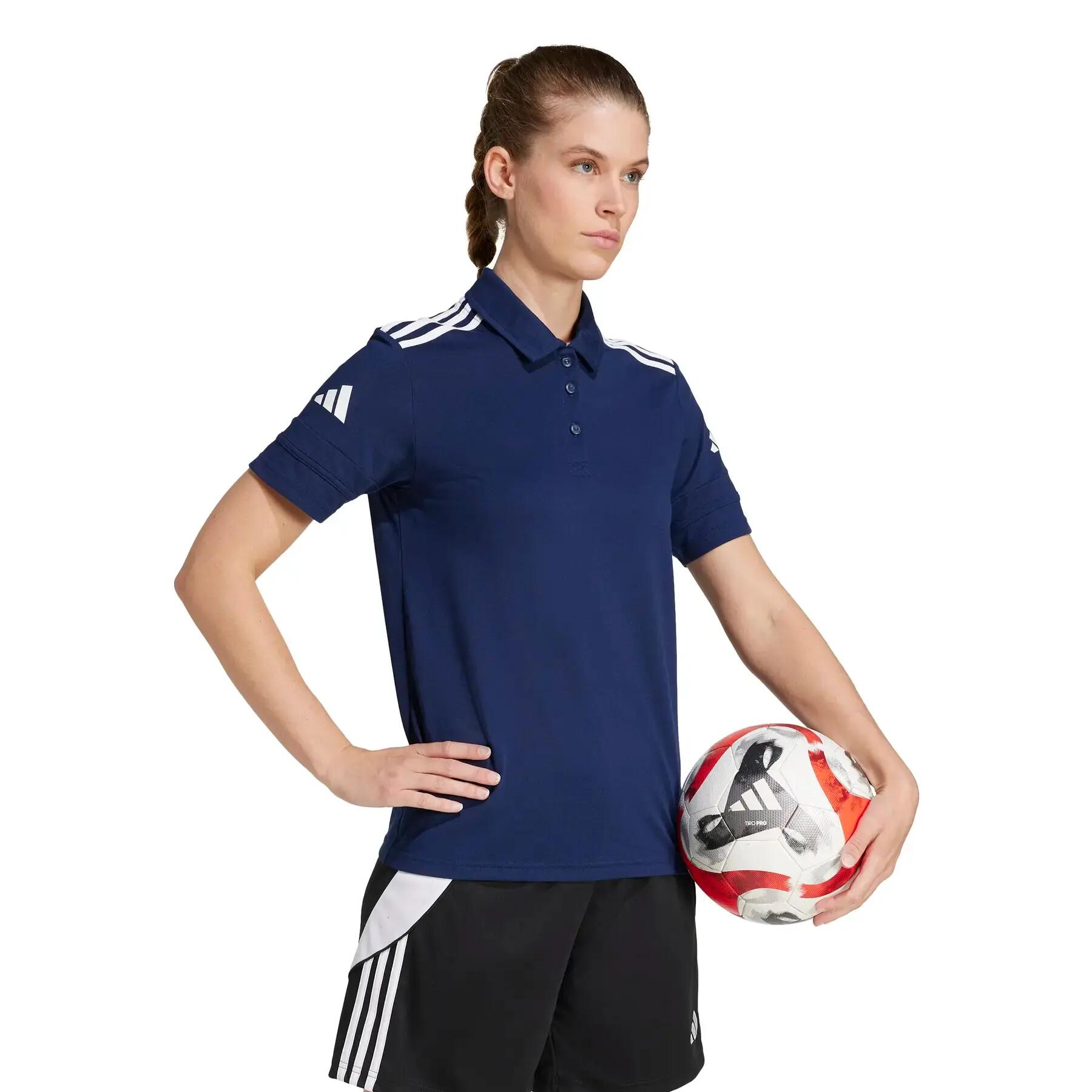 Polo cotton femme adidas Squadra25 3/8