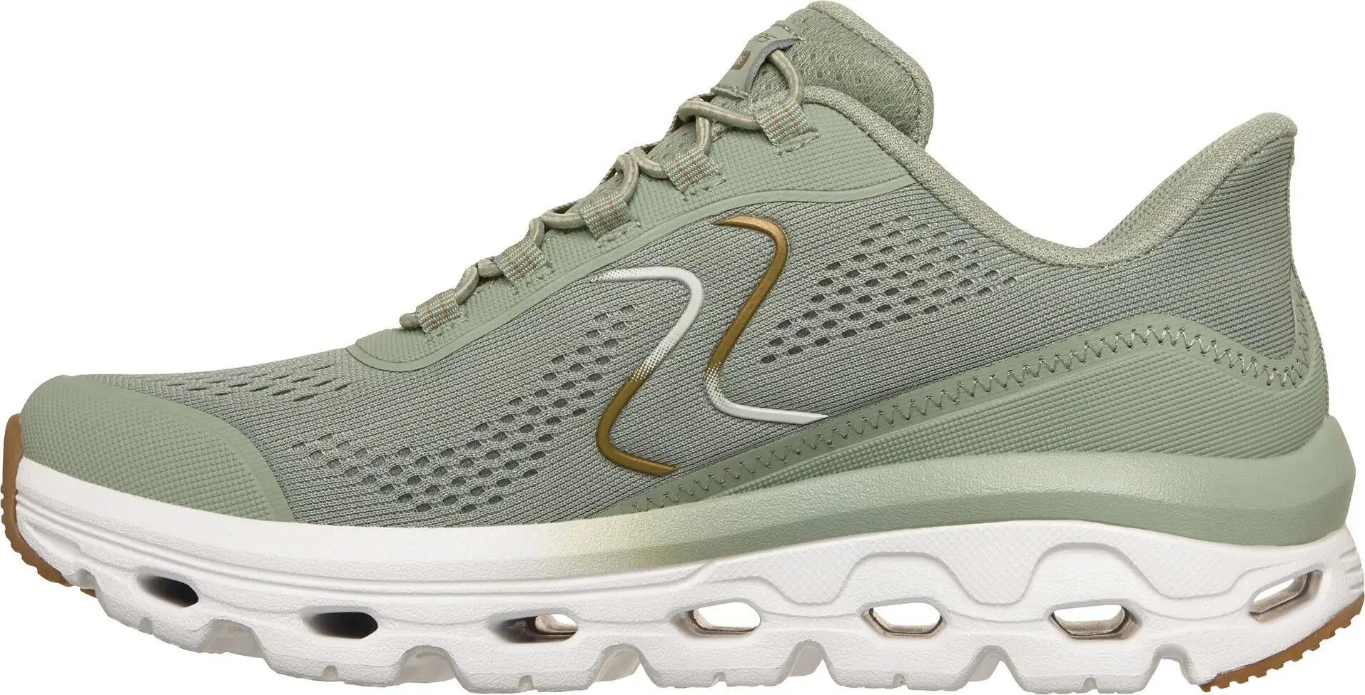 Chaussures de Randonnée Skechers Slip-ins Glide-Step Sole Vert Femme 2/7