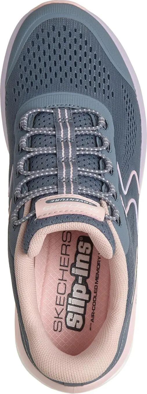 Chaussures de Randonnée Skechers Slip-ins Glide-Step Sole Gris/Rose Femme 3/7