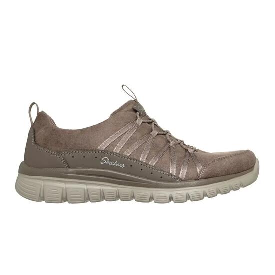 Deportivas Casual Mujer Suela Plana - Modelo 100889 Taupe