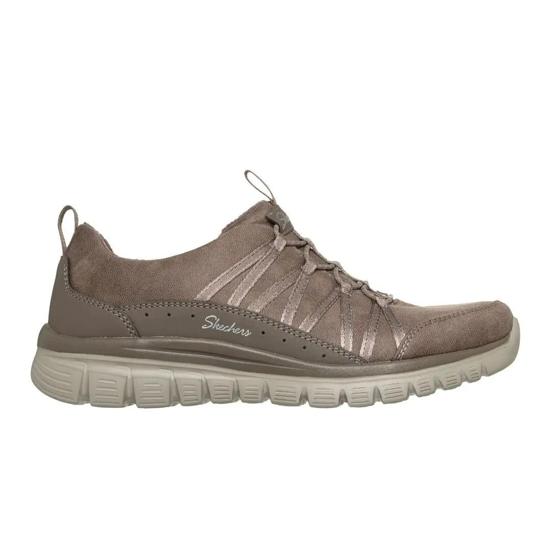 Deportivas Casual Mujer Suela Plana - Modelo 100889 Taupe 1/6