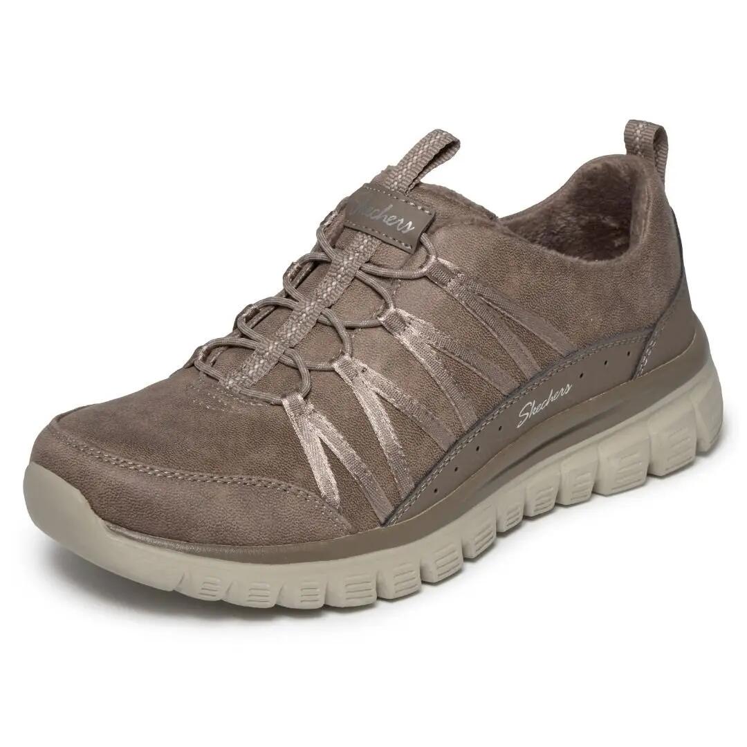 Deportivas Casual Mujer Suela Plana - Modelo 100889 Taupe 3/6