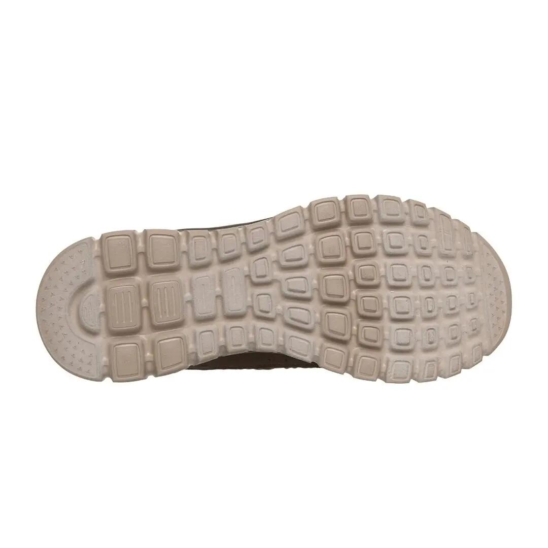Zapatillas mujer Skechers Graceful marrón chocolate, cómodas para diario 5/5