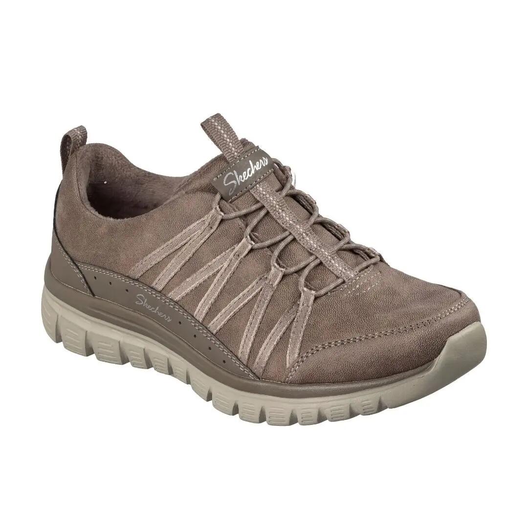 Deportivas Casual Mujer Suela Plana - Modelo 100889 Taupe 2/6