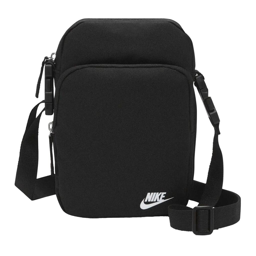 Unisex Adult Heritage Woven Crossbody Bag (Black)
