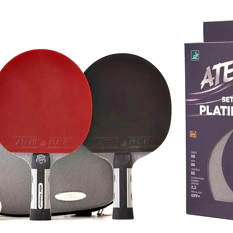 Atemi Quattro Table Tennis Set (Rackets + Balls)