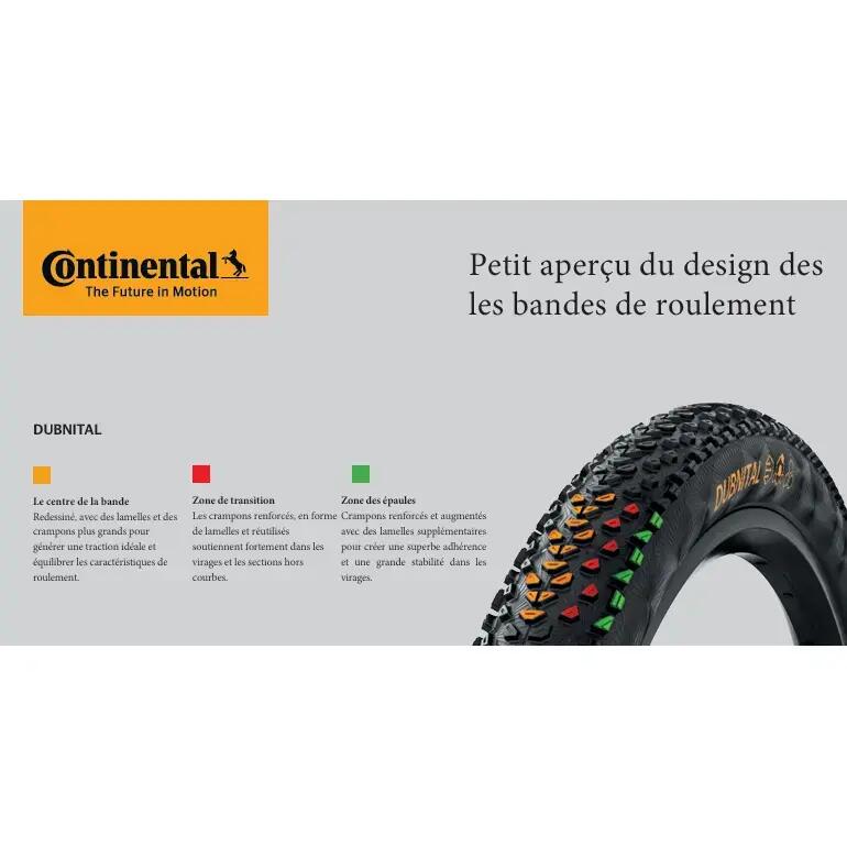 Pneumatico veloce Continental Dubnital Trail 3/4