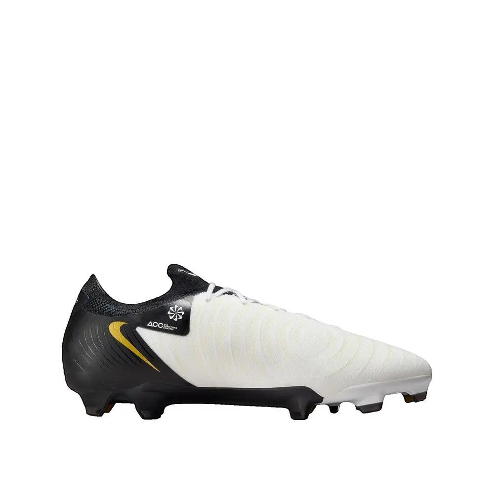 Chaussures de football Nike Phantom GX II Pro FG Blanc/Noir 2/3