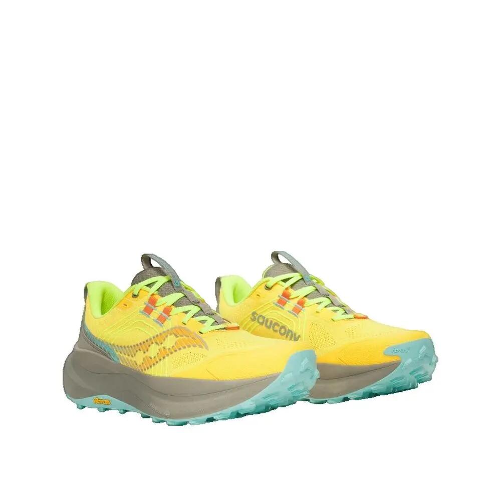 Herren - trail - schuhe - gedämpft - Xodus Ultra 4 - gelb/grün 2/6