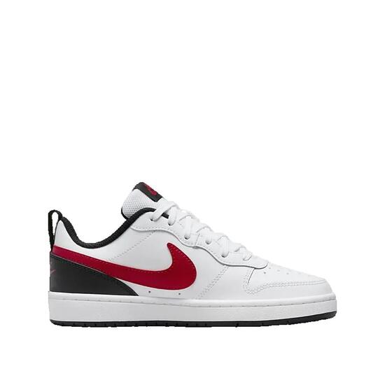 Buty Nike Court Borough Low 2 Białe/Czerwone/Czarne