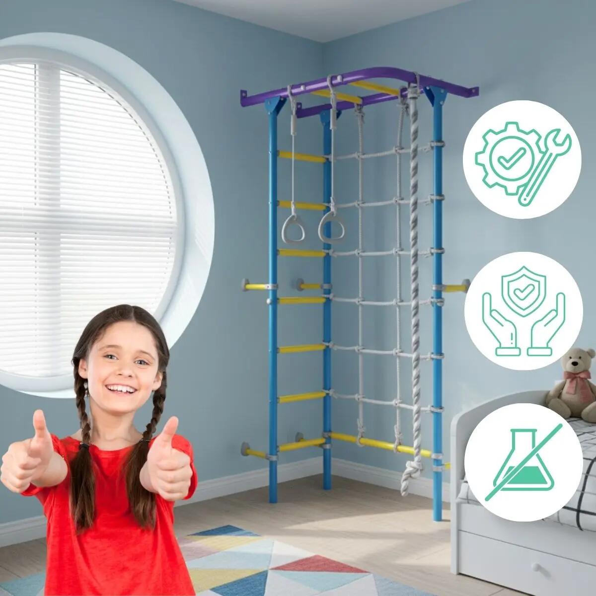 Kometa Next 4 Houten Zweedse Ladder voor Kinderen 4/7