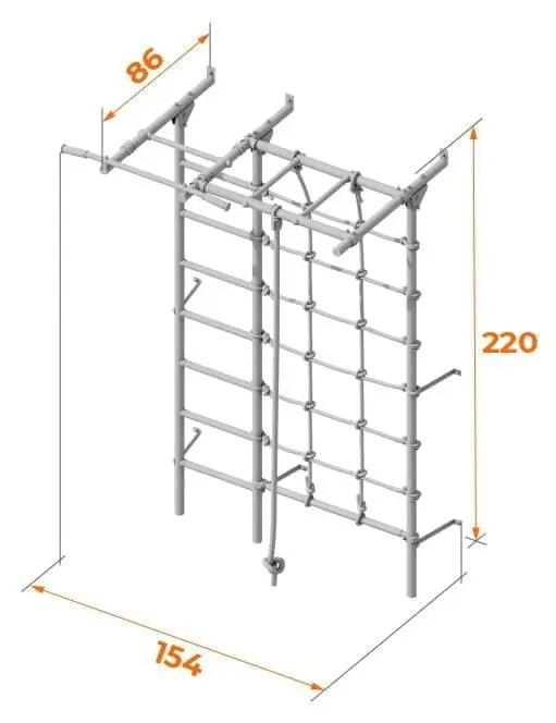 Kültéri Bordásfal Next Garden Játszótér Kerti Tornaeszköz 5/7