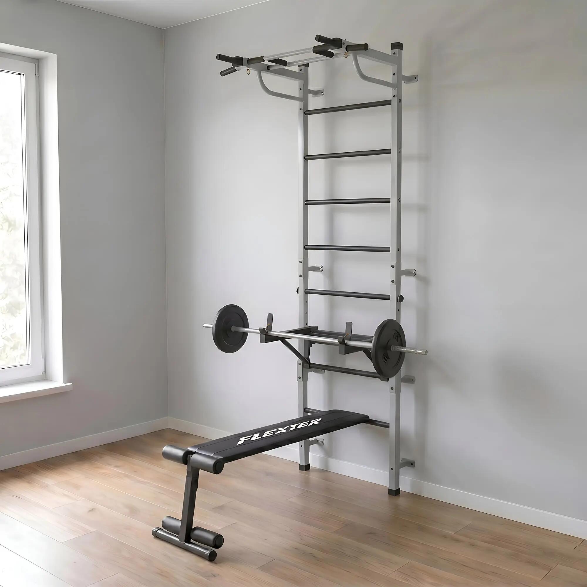 drabinka gimnastyczna Kraft Light 3 w 1 - srebrny 6/7