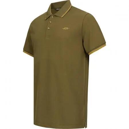 Herren - Outdoor-Polohemd - kurzarm, Pikee - Polo Shirt 22 - dunkel oliv 2/4